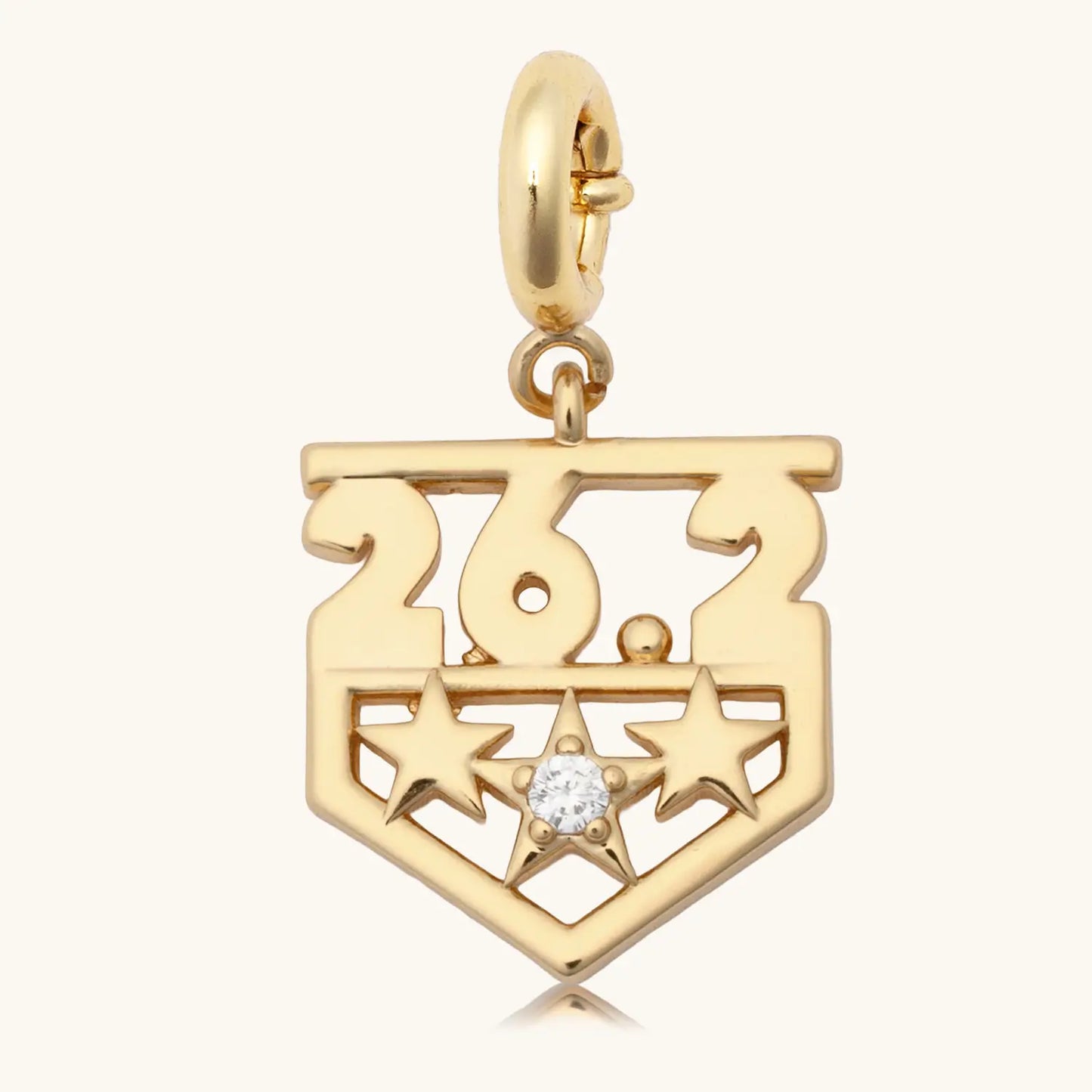 Custom 26.2 Banner Charm