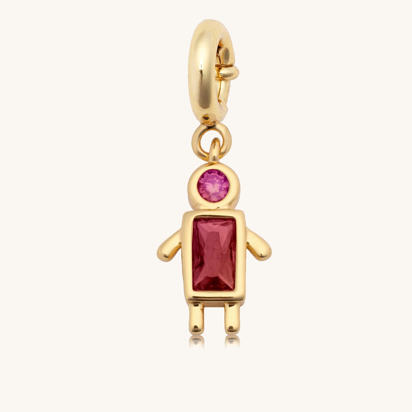 Custom January Boy Charm
