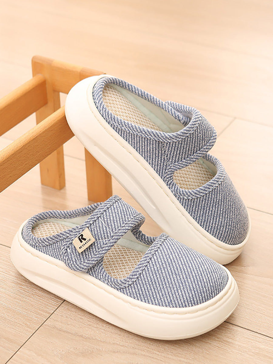 舒適輕便棉麻拖鞋