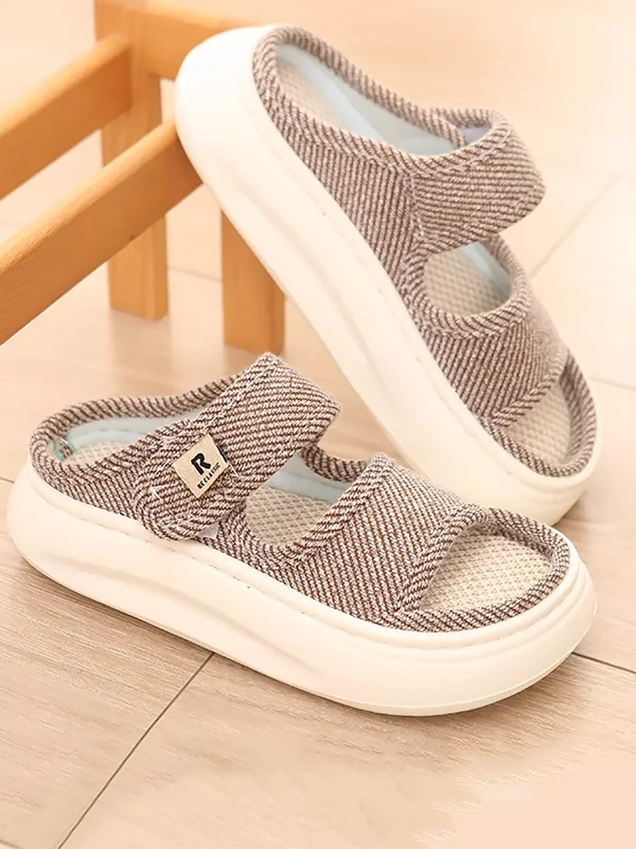 舒適輕便棉麻拖鞋