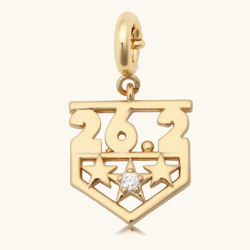 Custom 26.2 Banner Charm