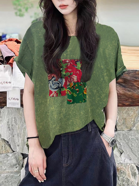 大尺碼女秋季民族純色羈扣100%棉大衣