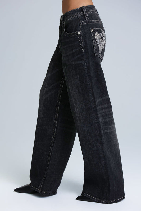 Covet Baggy Wide Jeans