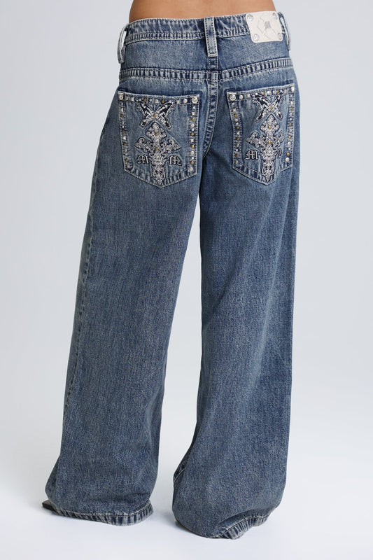 Nocturne Low Rise Baggy Jeans