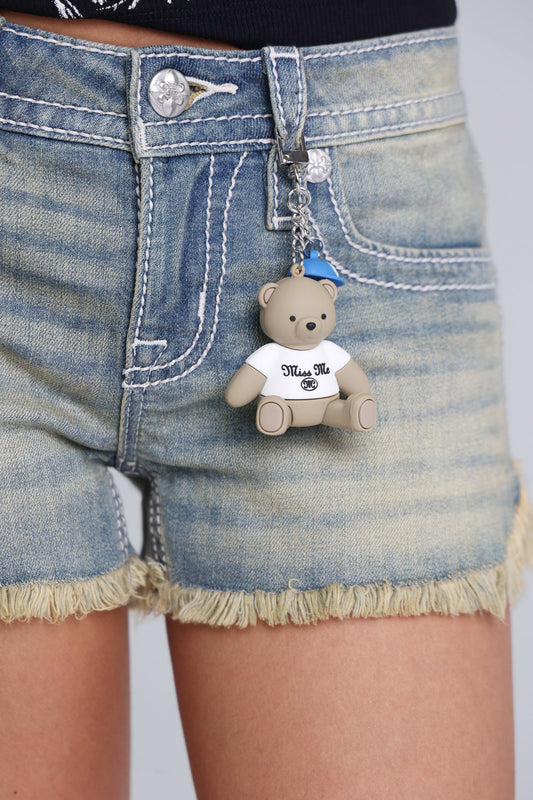 Miss Me Bear Keychain