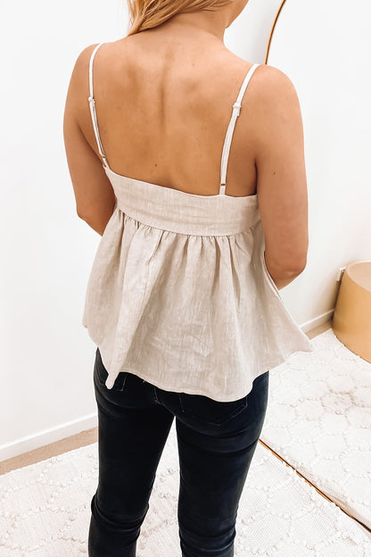 Athena Top Beige