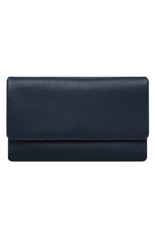 Audrey Wallet Pebble Navy