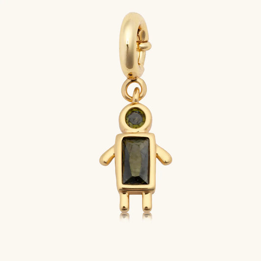 Custom August Boy Charm