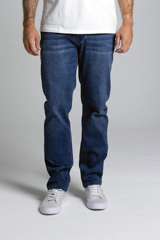 Basing Straight Denim Jean Medium Blue