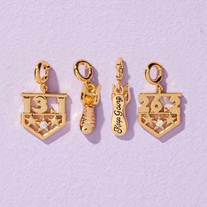 Keep Going Shoe Charm