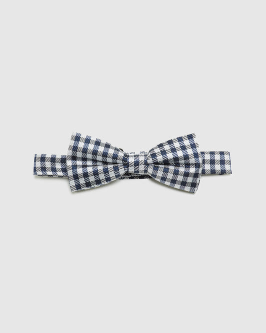 Gingham Silk Bow Tie