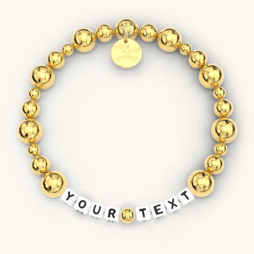 Custom Gold Bubbles
