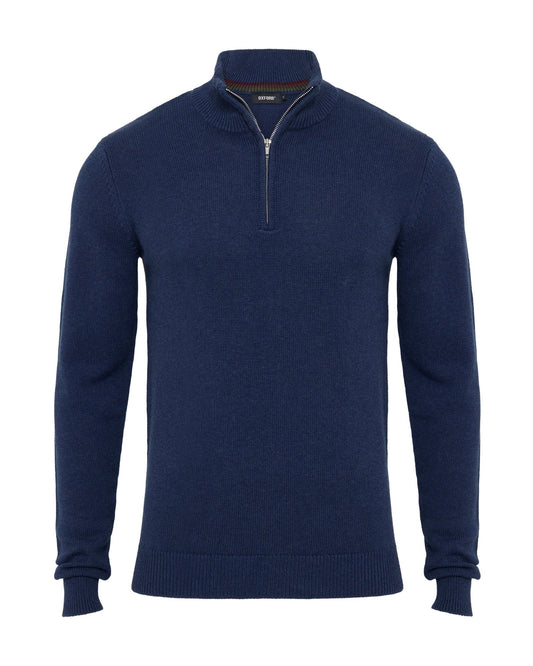 Robert Zip Neck Knit Pullover