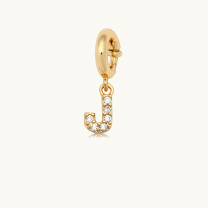 CZ Letter Charm