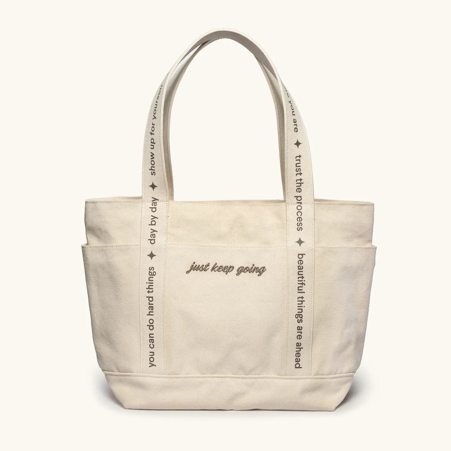 Just Keep Going Tote