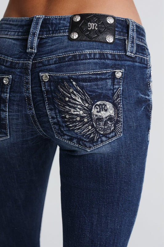 Can't Be Tamed Low Rise Bootcut Jeans