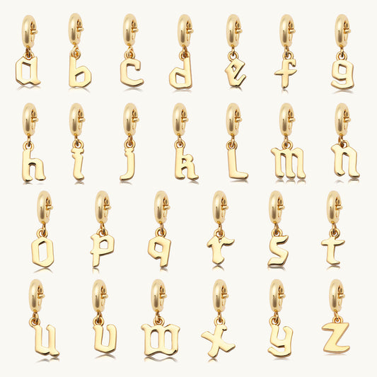 Gothic Letter Charm