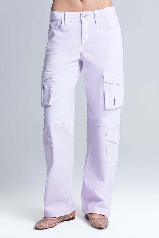 Lilac Cargo Wide Leg