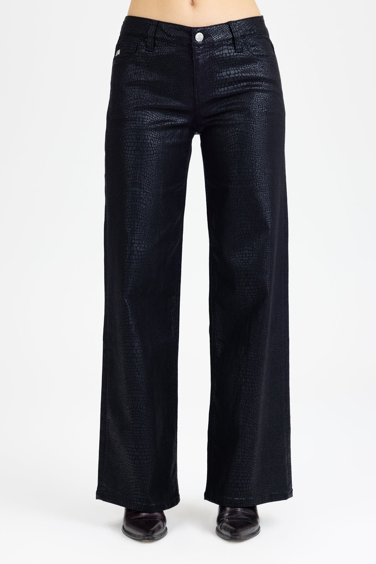 Pia Python Wide Leg