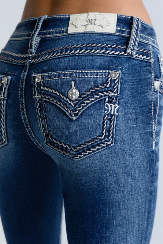 Caroline Stitched Bootcut Jeans