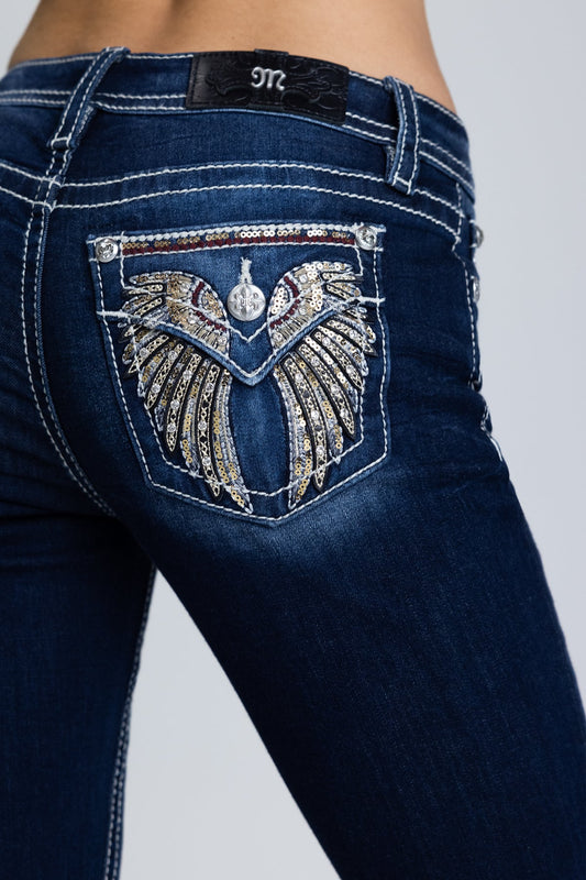 Arella Wings Bootcut Jeans