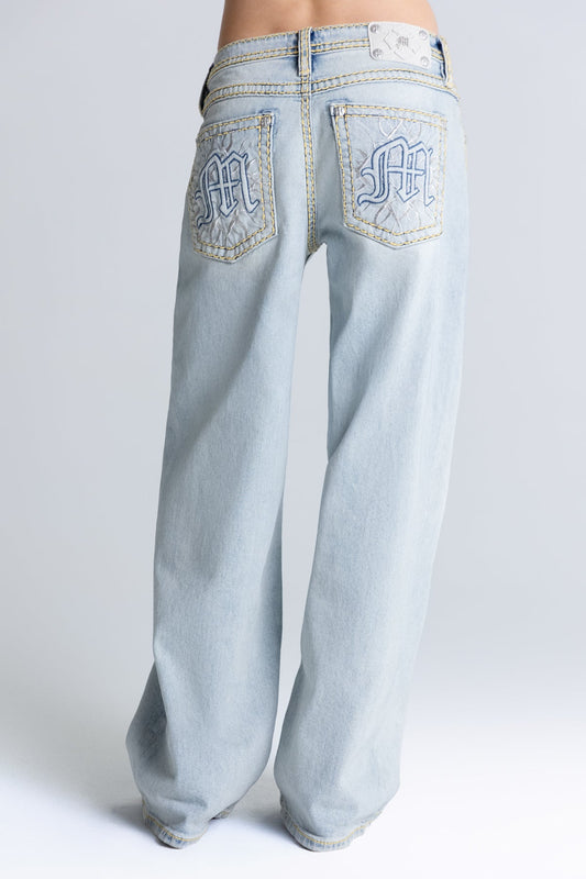 Siren Stitched Baggy Jeans