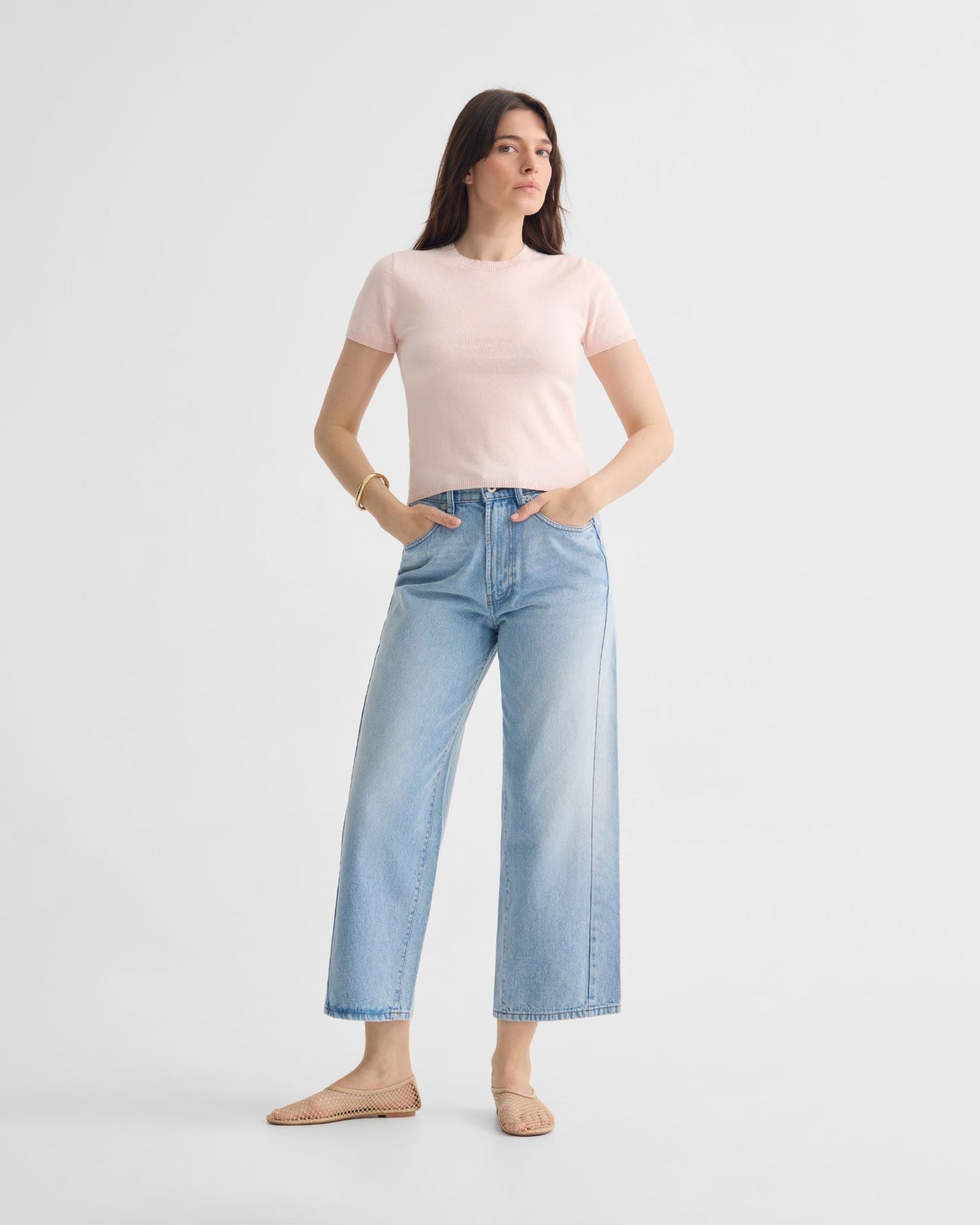 Olivia Crop Cashmere Knit