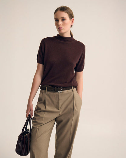 Maxine Funnel Collar Knit