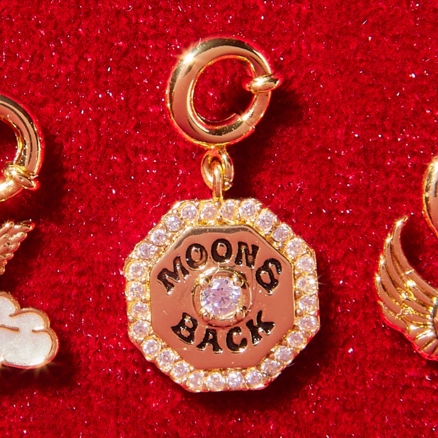 Custom Moon & Back Charm