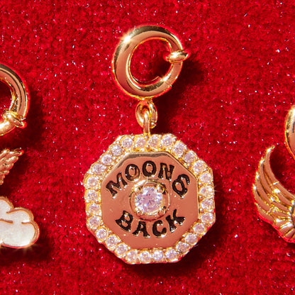 Custom Moon & Back Charm