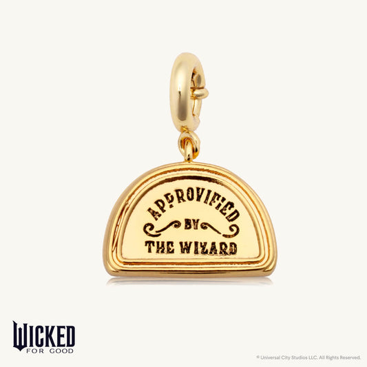 Custom Approved By The Wizard Charm- Wicked