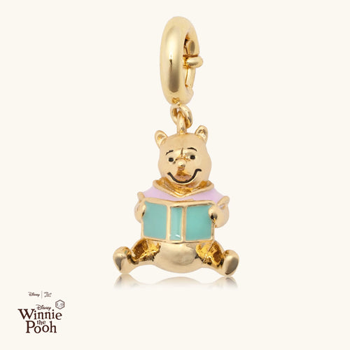 Custom Winnie Reading Charm- Disney's Winnie the Pooh