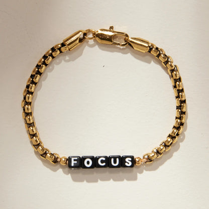 Custom Gold Antique Chain Bracelet