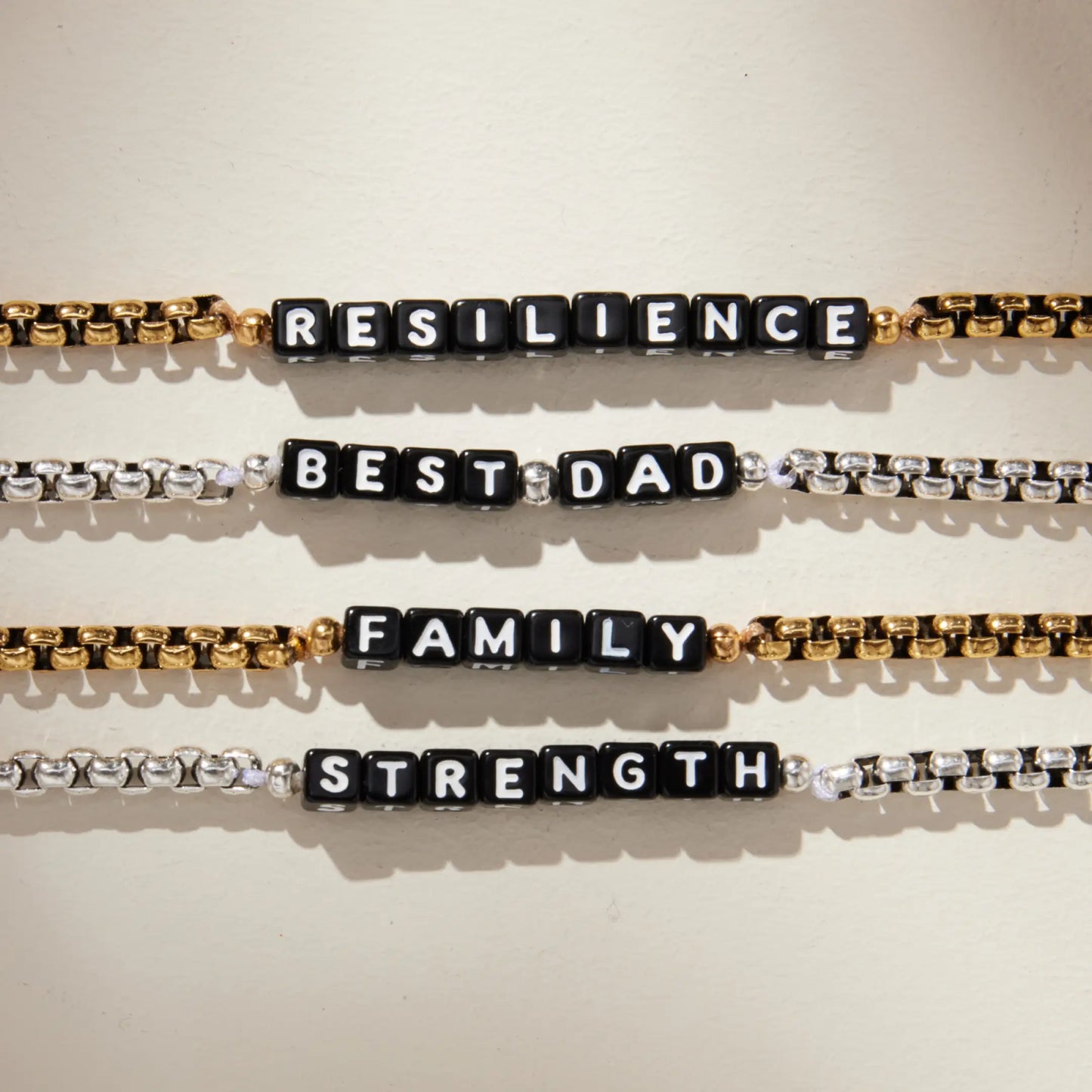 Best Dad Silver Antique Chain Bracelet
