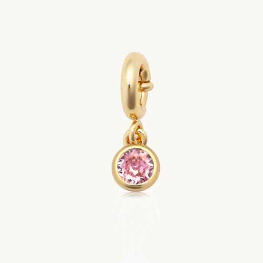 Custom October Birthstone Charm