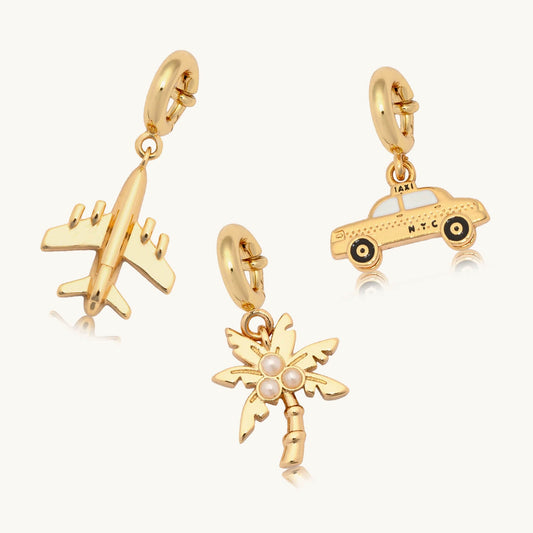 On Vacation Charm Set