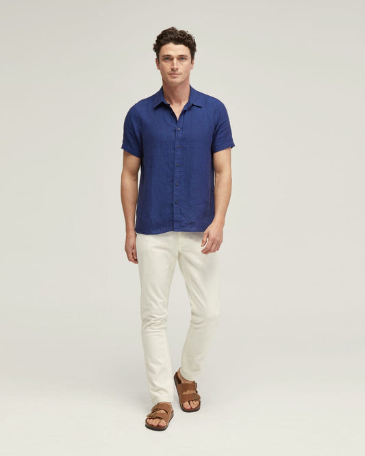Leyton Pure Linen Short Sleeve Shirt