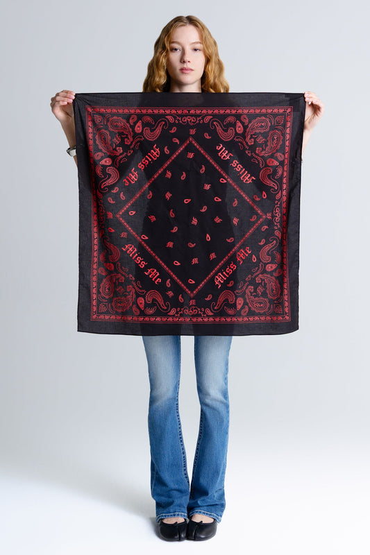 Gothic Script Bandana Scarf