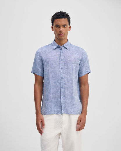 Leyton French Linen Short Sleeve Shirt