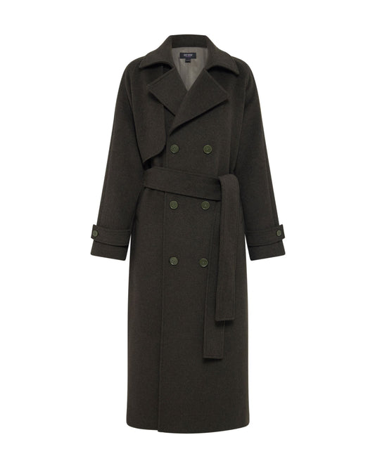 Gemma Wool Rich Trench Coat