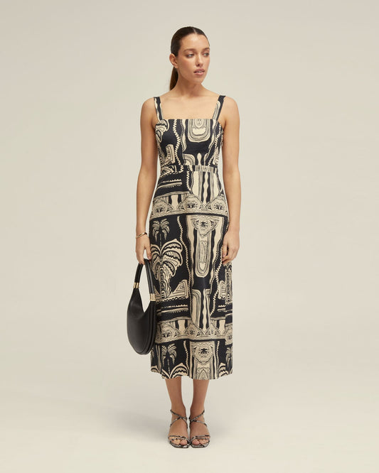 Margot Printed Dress