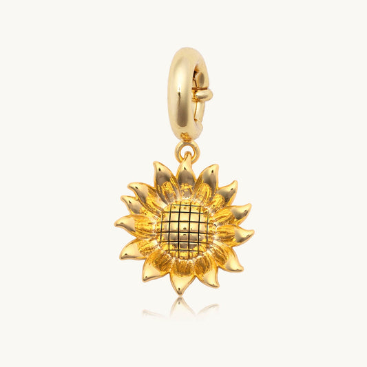 Custom Sunflower Charm