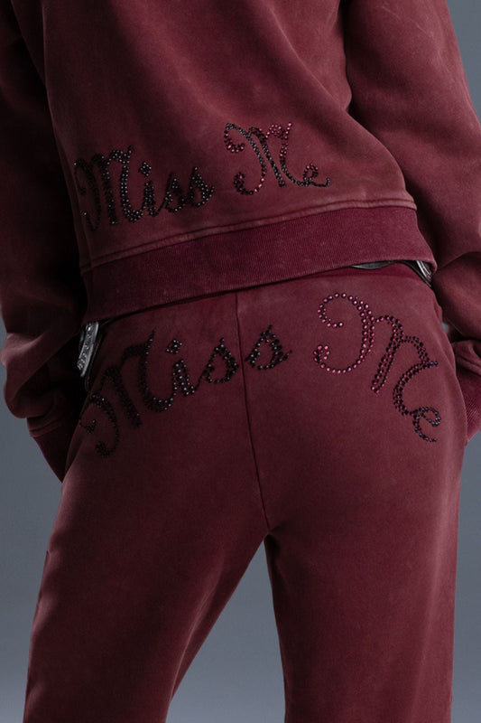 Loves It More Rhinestone Sweatpants