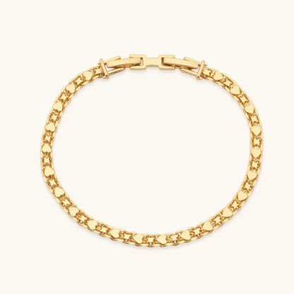 Heart Chain Link Bracelet