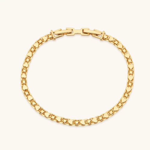 Heart Chain Link Bracelet