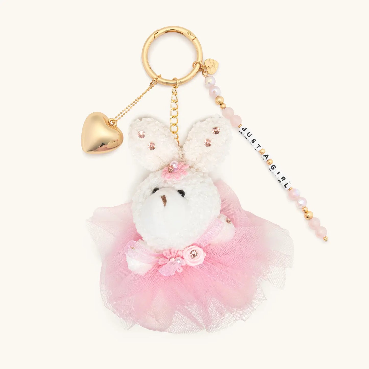 Just A Girl Bag Charm