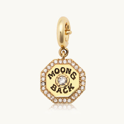 Custom Moon & Back Charm