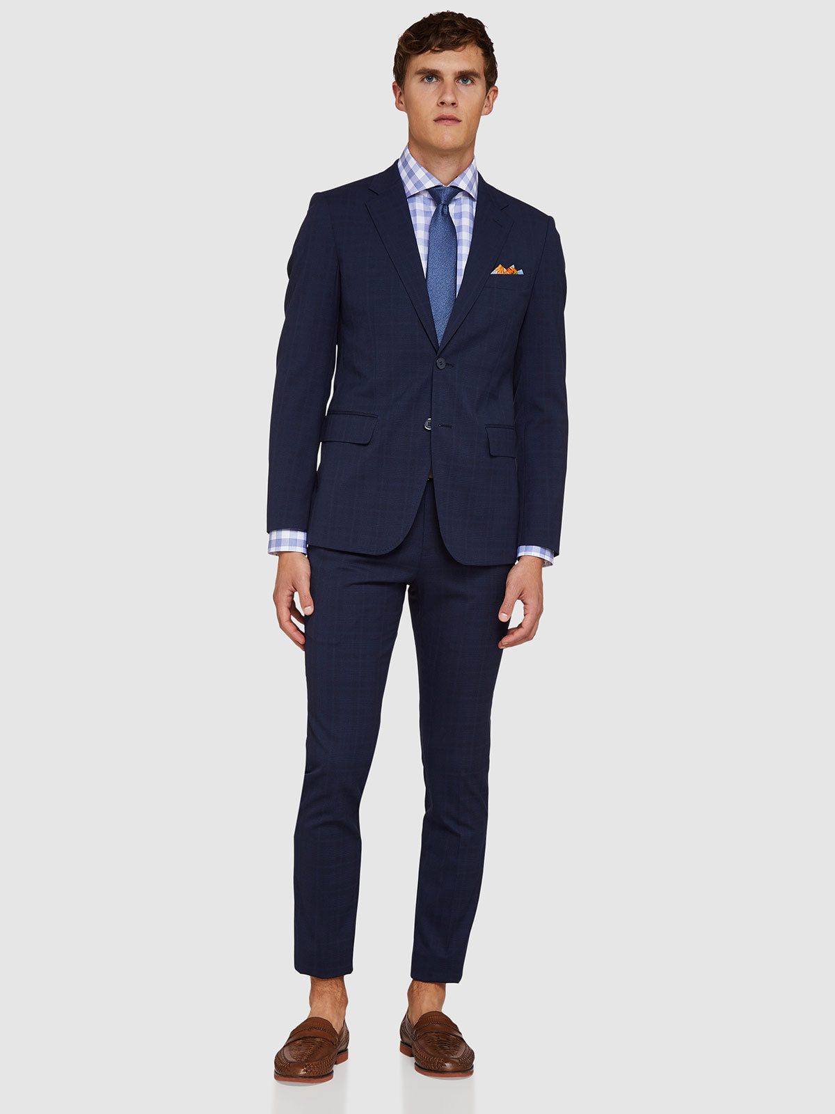 Auden Eco Checked Suit Jacket