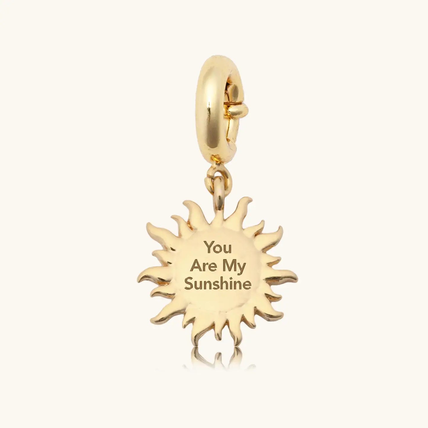 Custom You Are My Sunshine Charm