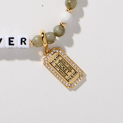 Custom Concert Ticket Charm
